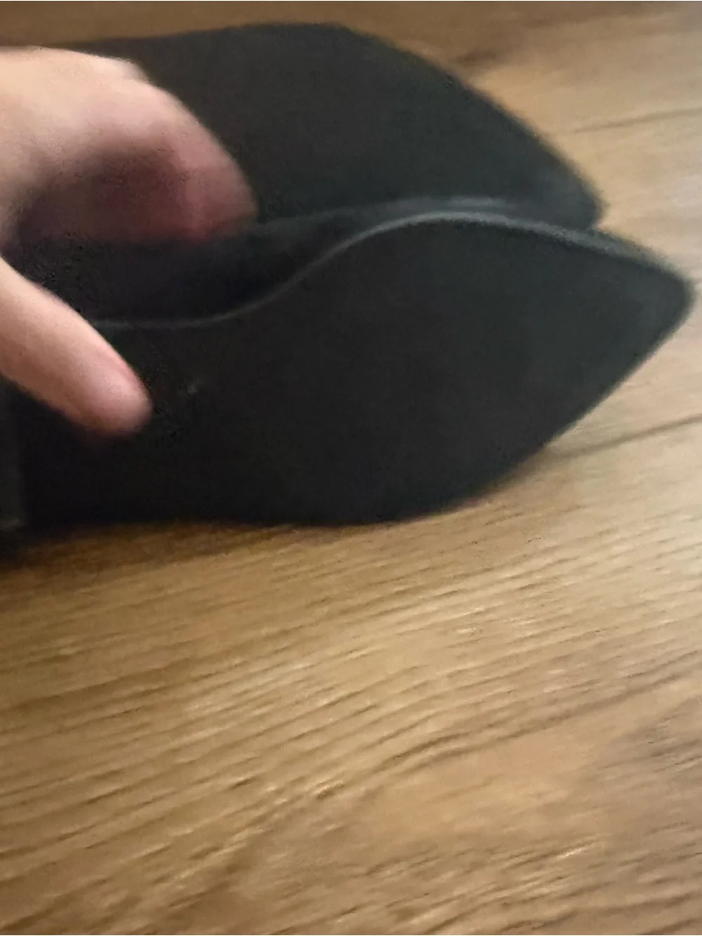 Cole Haan Hara Grand.OS Black Suede Chelsea Booties Size 8